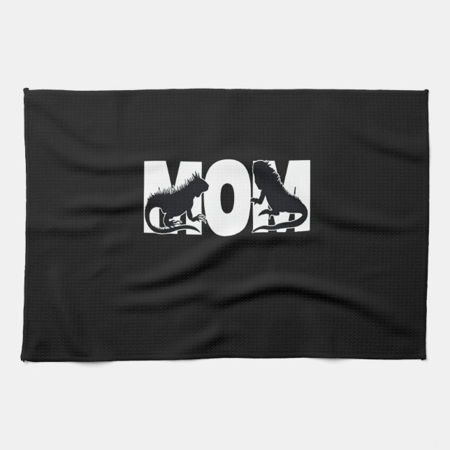 Iguana Mum Tea Towel (Horizontal)