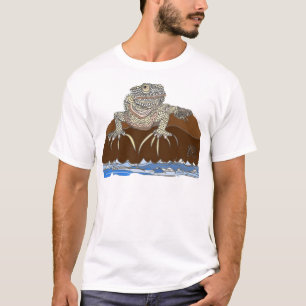 iguana on a Rock with Hermit Crab T-Shirt