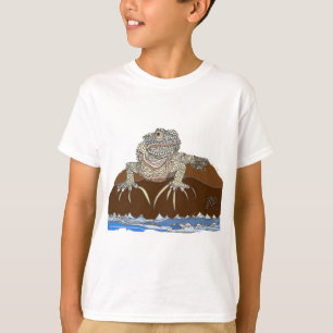 iguana on a Rock with Hermit Crab T-Shirt