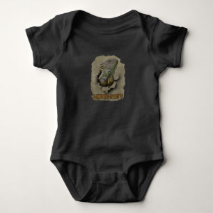 Iguana Party, Funny I Want To Party, Iguana Party Baby Bodysuit