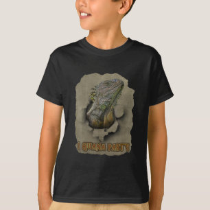 Iguana Party, Funny I Want To Party, Iguana Party T-Shirt