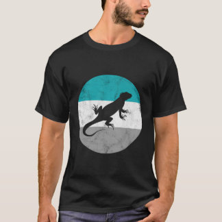 Iguana Retro Lizard Gift For Men Or Boys T-Shirt
