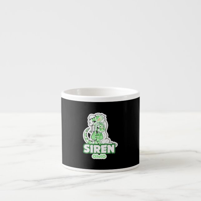 Iguana siren espresso cup (Front)