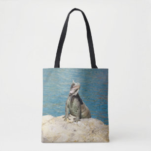 Iguana Tropical Wildlife Photography Tote Bag