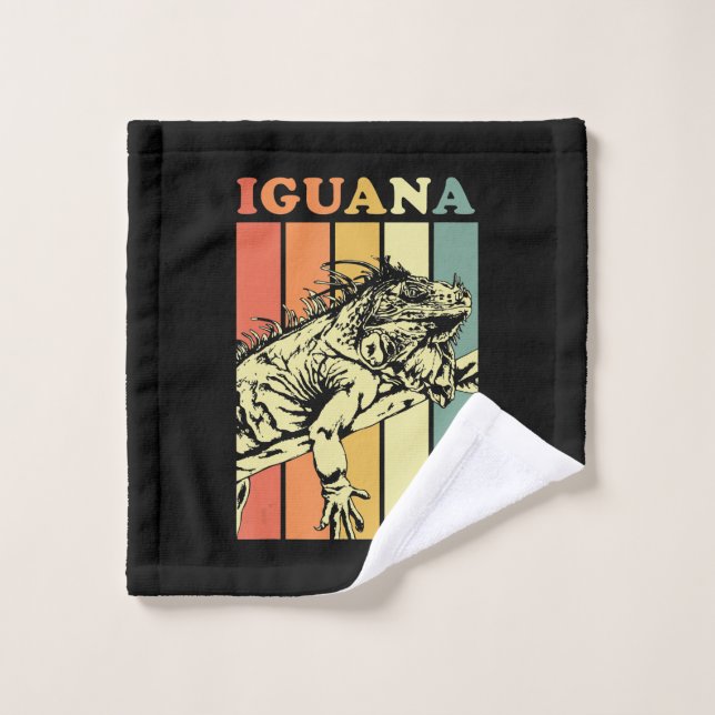 Iguana Vintage Gift Wash Cloth (Wash Cloth)