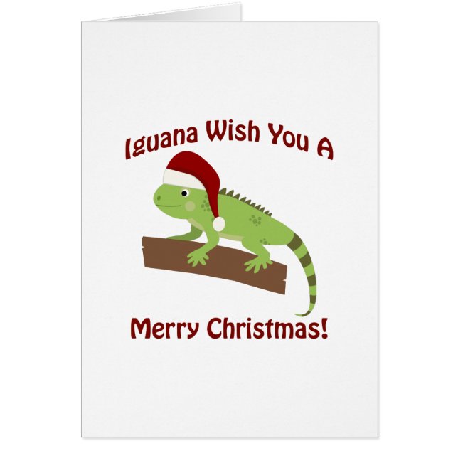 Iguana Wish you a Merry Christmas (Front)