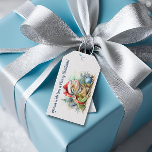 Iguana Wish You a Merry Christmas Gift Tags