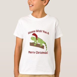 Iguana Wish You A Merry Christmas T-Shirt