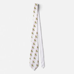 Iguana Wish You A Merry Christmas Tie