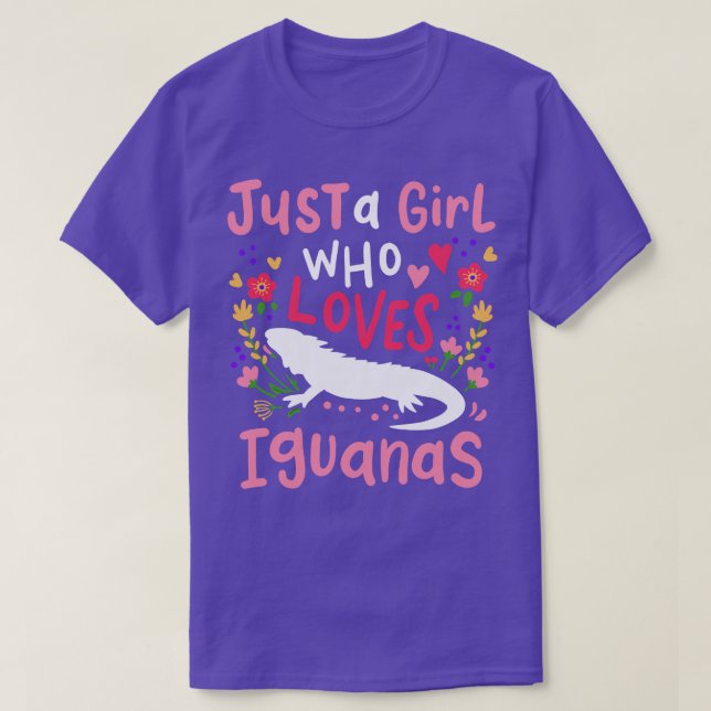 Iguanas Lizard Reptile Iguana Lover T-Shirt (Design Front)