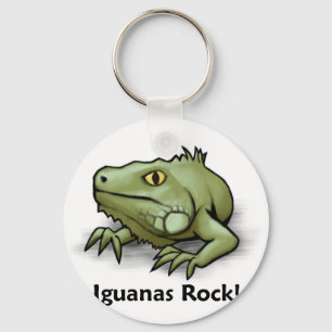 Iguanas Rock! Key Ring