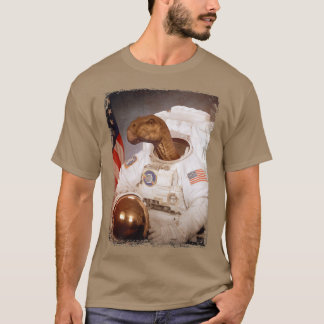 Iguanodon Astronaut Space Suit Moon Rocket Science T-Shirt