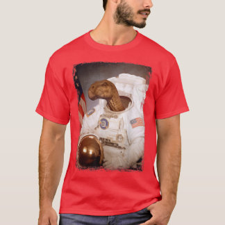 Iguanodon Astronaut Space Suit Moon Rocket Science T-Shirt