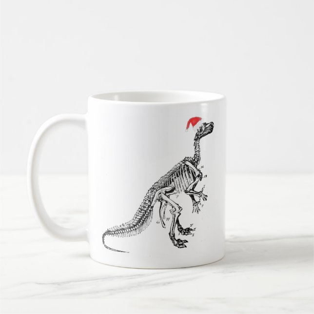 Iguanodon (Dinosaur)  Christmas  Coffee Mug (Left)