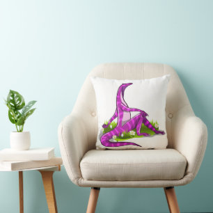 Iguanodon Showing Off Her Natural Beauty. Cushion