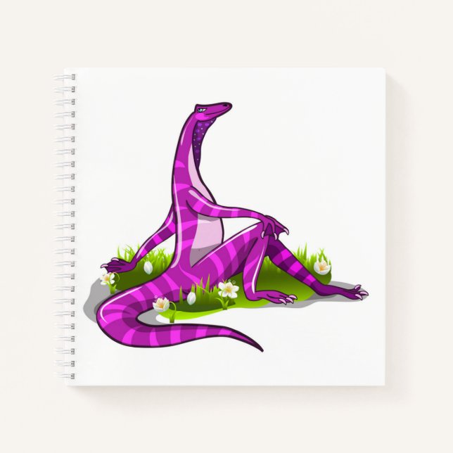 Iguanodon Showing Off Her Natural Beauty. Notebook (Front)
