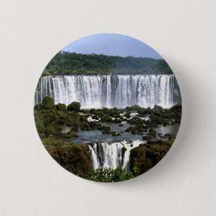 Iguassu Falls 6 Cm Round Badge