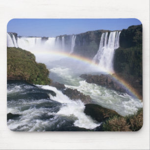 Iguassu Falls, Parana State, Brazil. Aerial view Mouse Mat
