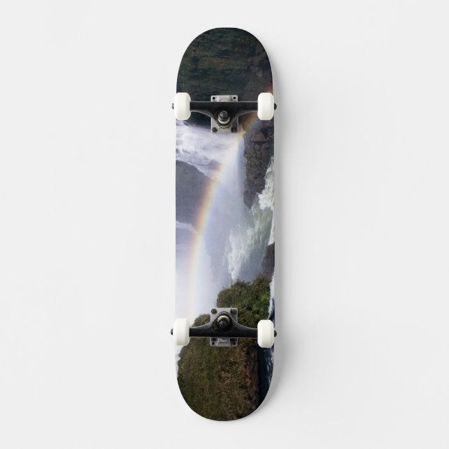 Iguassu Falls, Parana State, Brazil. Aerial view Skateboard (Front)