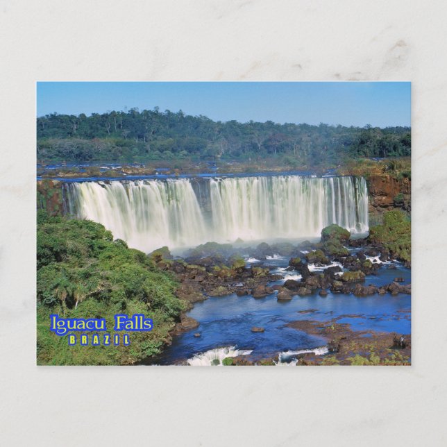 Iguasu falls, Brazil Postcard (Front)