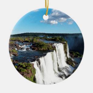 Iguazu Falls 3 Ceramic Tree Decoration