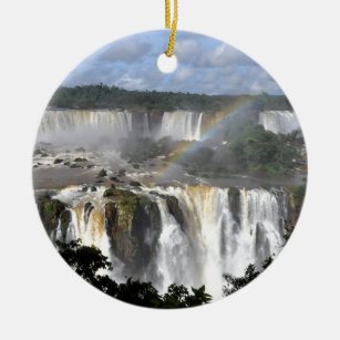 Iguazu Falls 7 Ceramic Tree Decoration