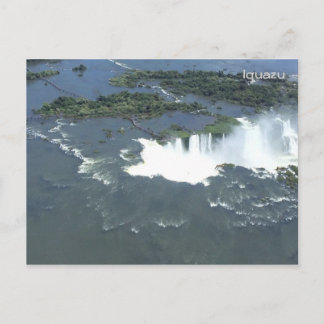 Iguazu falls - Aerial view Postcard