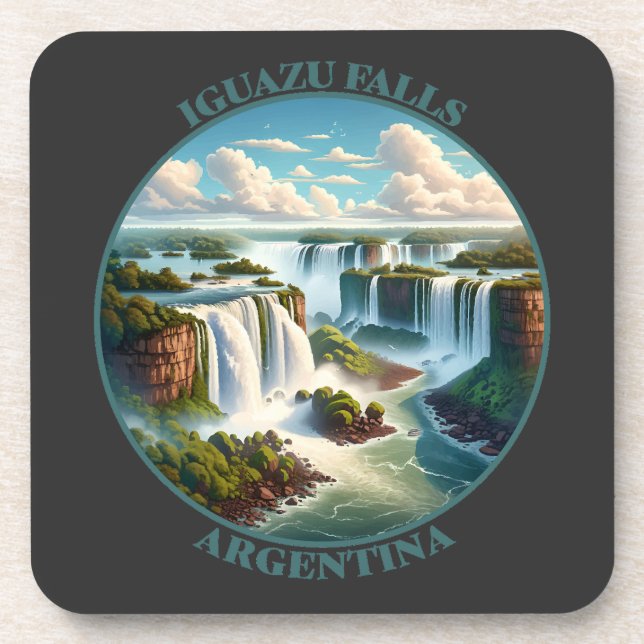 Iguazu Falls Argentina Coaster (Front)