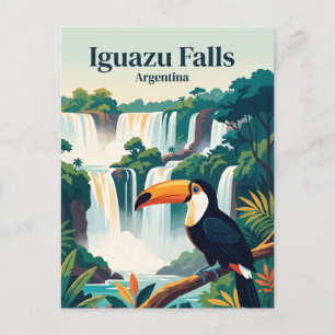 Iguazu Falls Argentina Postcard
