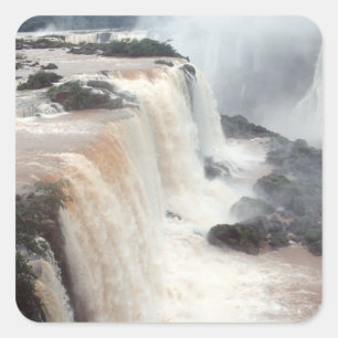 Iguazu Falls Brazil / Argentina Square Sticker