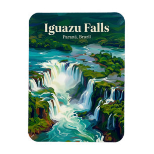 Iguazu Falls Brazil Magnet