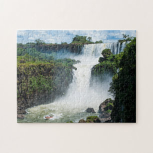 Iguazu Falls Surround By Jungle Jigsaw Puzzle