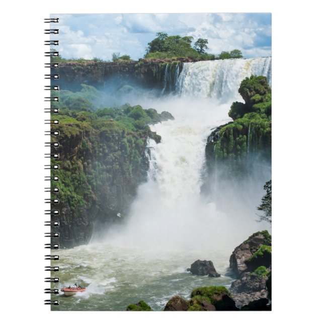Iguazu Falls Surround By Jungle Notebook (Front)