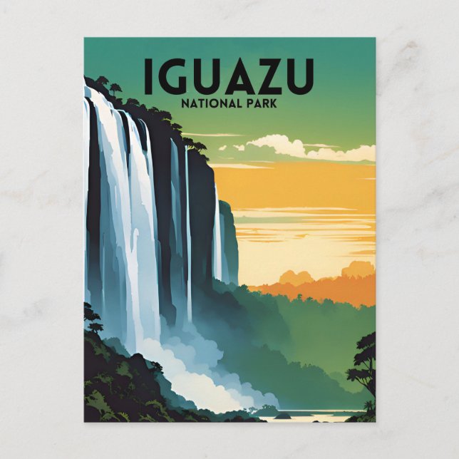 Iguazu National Park Vintage Postcard (Front)