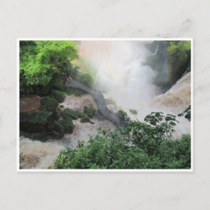 iguazu walkway postcard