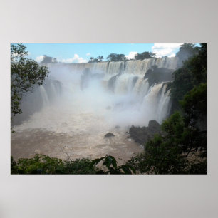 Iguazu Waterfall Argentina/Brazil Divide Photo Poster