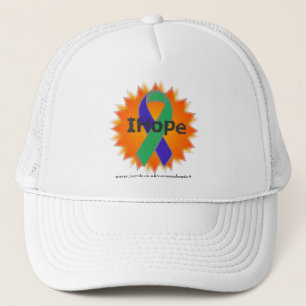 IH Fire Ribbon White Cap * IH *