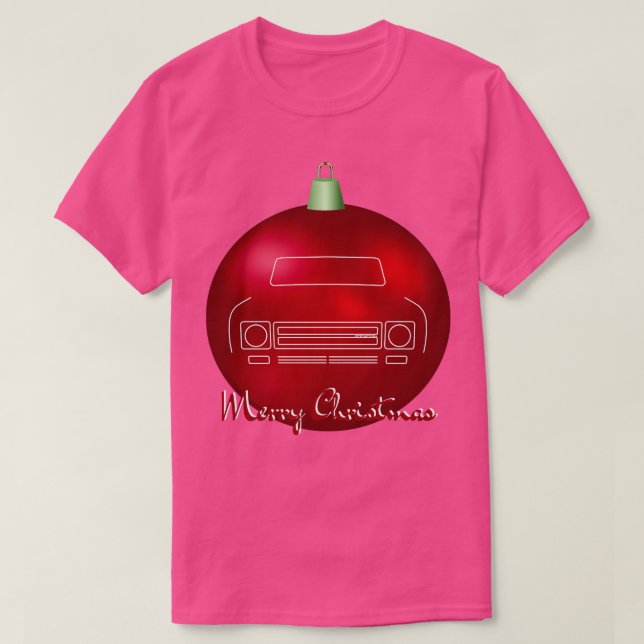 IH Scout American classic truck Christmas ball spe T-Shirt (Design Front)