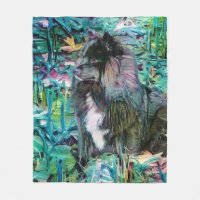 IHANA Finnish Lapphund Lappy fleece blanket