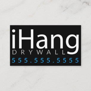 iHang. Drywall Sheetrock Plaster Business Business Card