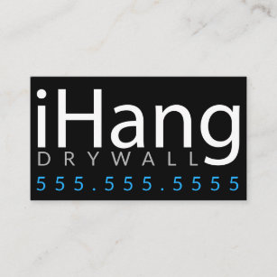 iHang. Drywall Sheetrock Plaster Business Business Card