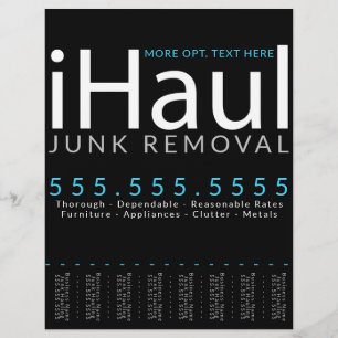 iHaul. Moving Hauling Business Advertising Flyer