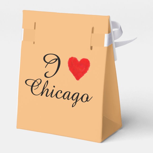 IHEART Chicago  Favour Box (Back Side)