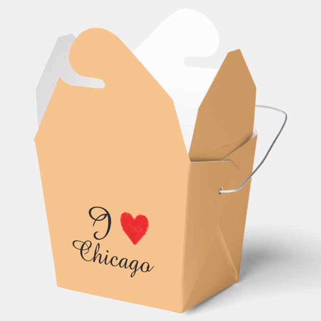 IHEART Chicago Favour Box (Opened)