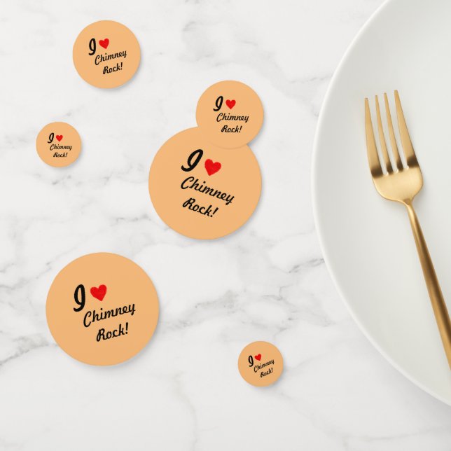 IHEART Chimney Rock Confetti (Group)