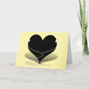 iHeart Silhouette Valentine Holiday Card