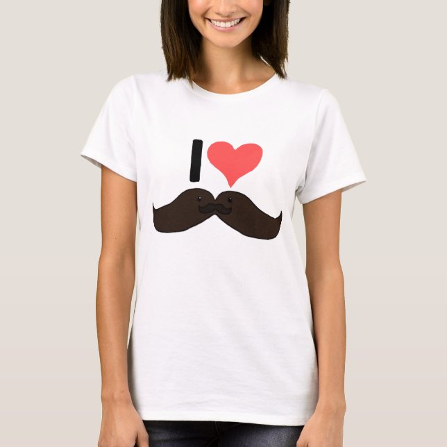 iheartmoustache top (Front)