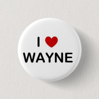 IHEARTWAYNE 3 CM ROUND BADGE
