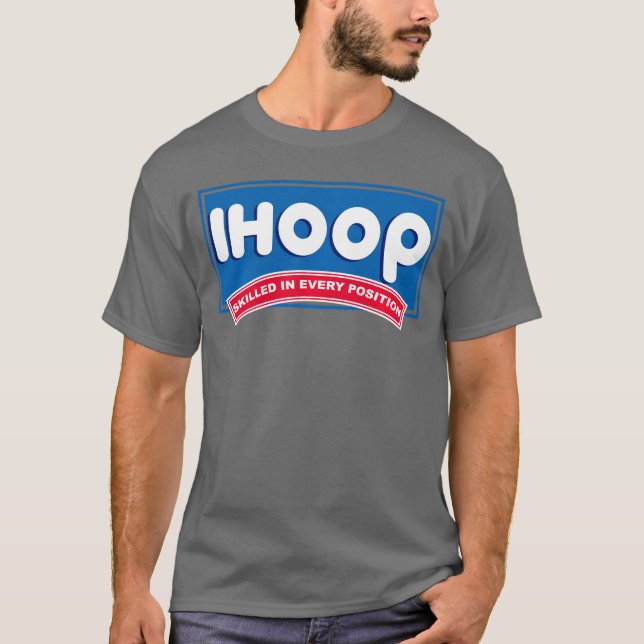 iHoop Skilled in Every Position Basketball Pullove T-Shirt (Front)