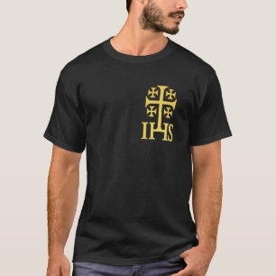 IHS Christogram Catholic Christian Symbol - Jesus T-Shirt